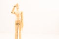 Military wood model salute Royalty Free Stock Photo
