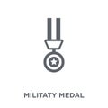 Militaty Medal icon from Army collection.