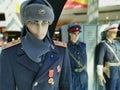 Militia uniforms from the communist era in romania