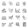 Customer reviews icon set. such as chat, feedback, emotion, review. Feedback and user experience of clients.