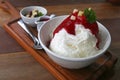 Milk Bingsu shaved ice