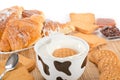 Milk and biscuits Royalty Free Stock Photo
