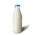 Milk bottle Royalty Free Stock Photo