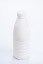 Milk bottle food isolated container. cream healthy