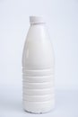 Milk bottle food isolated container. pasteurized plastic