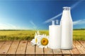 Milk Bottle Royalty Free Stock Photo