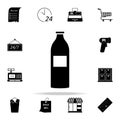 milk in a bottle icon. market icons universal set for web and mobile Royalty Free Stock Photo