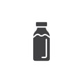 Milk bottle icon vector Royalty Free Stock Photo