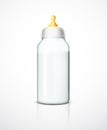 Milk bottle with nipple