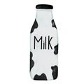Milk bottle watercolor. Isolated clip art on white glass container background. Hand drawn in black and white colors Royalty Free Stock Photo