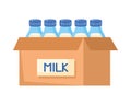 milk bottles dairy products