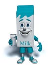 Milk box character