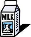 Milk Carton Royalty Free Stock Photo