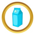 Milk carton icon