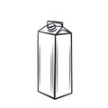 Milk carton icon