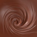 Milk Chocolate Cream Swirl Background