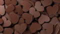 Milk chocolate hearts