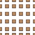 Milk chocolate Seamless pattern background Royalty Free Stock Photo
