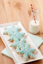 Milk and Christmas cookies