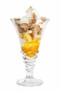 Milk cocktail ice cream Royalty Free Stock Photo