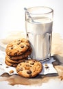 Milk and Cookies: A Deliciously Illustrated Digital Painting wit