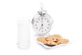 Milk and cookies this morning Royalty Free Stock Photo