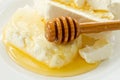 Milk cottage cheese with honey