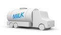 Milk delivery truck