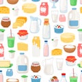 Milk and diary products pattern