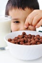 Milk, flakes, childhood