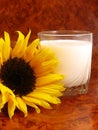 Milk and flower