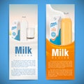 Milk flyer design vector illustration with milk splash