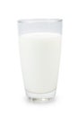 Milk in a glass. Protein rich dairy product