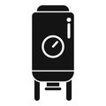 Milk pasteurization tank icon, dairy production process symbol Royalty Free Stock Photo
