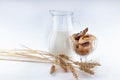 Milk Pitcher, puff pastry in piala and spikelets.