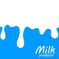 Milk poster design template illustration