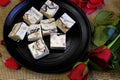 Milk powder barfi also known as Mava dryfruits burfi, white Khoya burfi or Barfee, Indian Sweet food