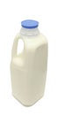 Milk Quart Blue Cap Royalty Free Stock Photo