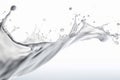 Milk splash background. Generate Ai Royalty Free Stock Photo