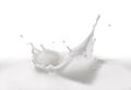 Milk Splash Over White