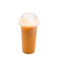 Milk tea isolated