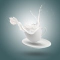 milk wave splash