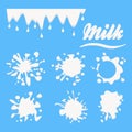 Milk, yogurt or cream Royalty Free Stock Photo