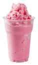 Milk zalacca flavored smoothie Royalty Free Stock Photo