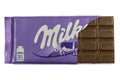 Milka Alpine Milk chocolate Royalty Free Stock Photo