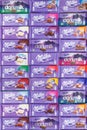 Milka chocolate chocolates different types variety background portrait format