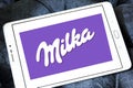 Milka chocolate logo Royalty Free Stock Photo