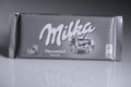 Milka, chocolate tablet, isolated