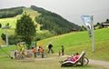 The Milka Line in Saalbach ,a ride track for the whole family ,on the Kohlmais Mountains.