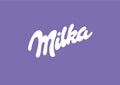 Milka Logo Royalty Free Stock Photo